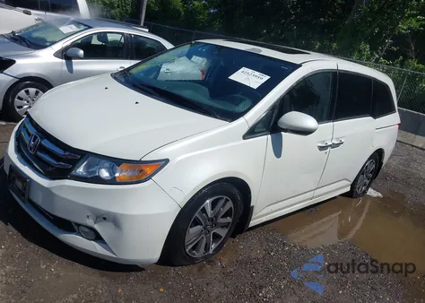 2014 Honda Odyssey Touring/Touring Elite из США, поврежденный, VIN 5FNRL5H94EB071788